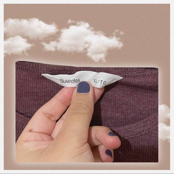 ♥︎ Bluenotes Ribbed Long Sleeve ♥︎ - Picture 2 of 3